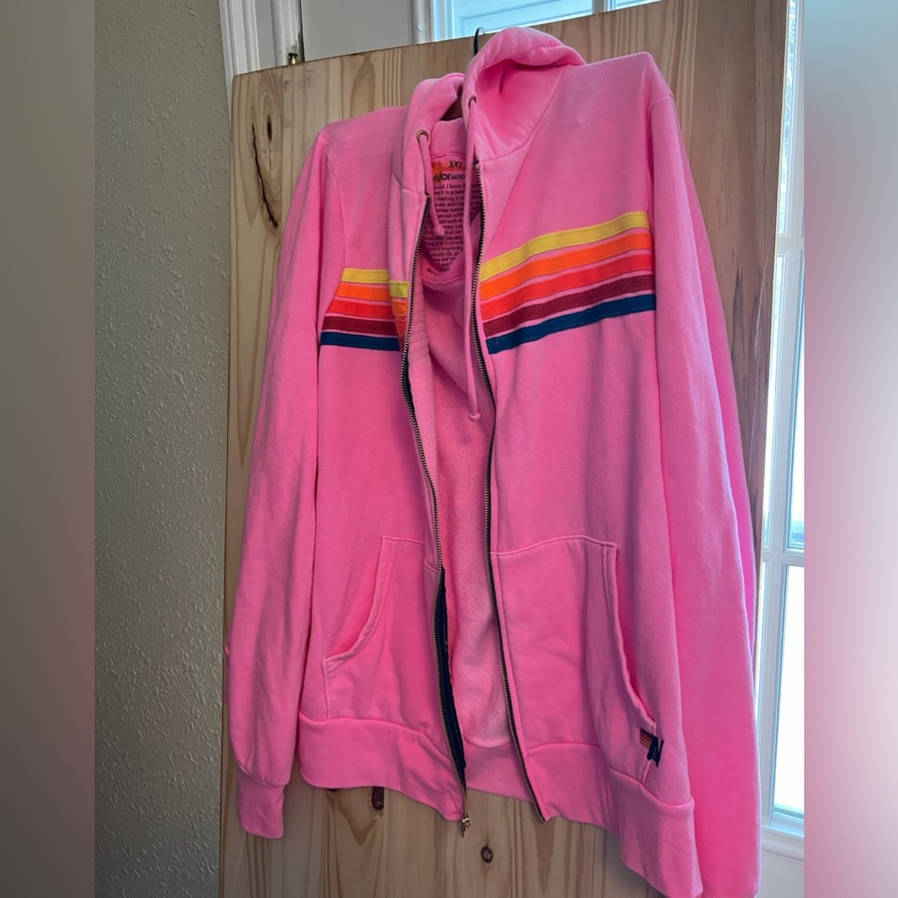 Aviator Nation zip up hoodie. NWOT. Size XXL.